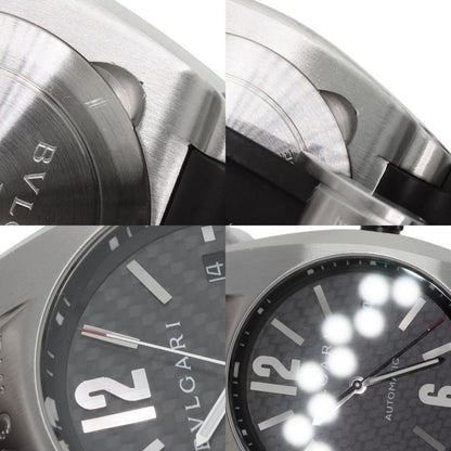 Bvlgari Eg40 Ergon Carbon Watch Stainless Steel Rubber