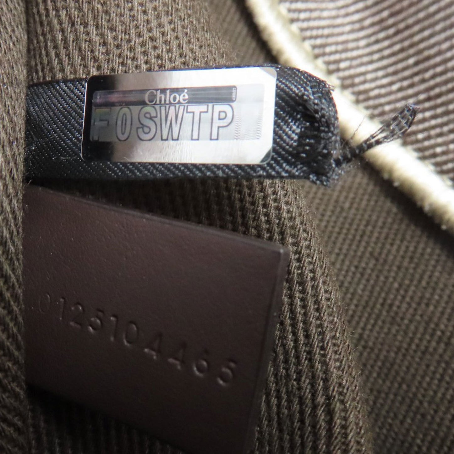 Chlo Chloe Carry Small Handbag Canvas