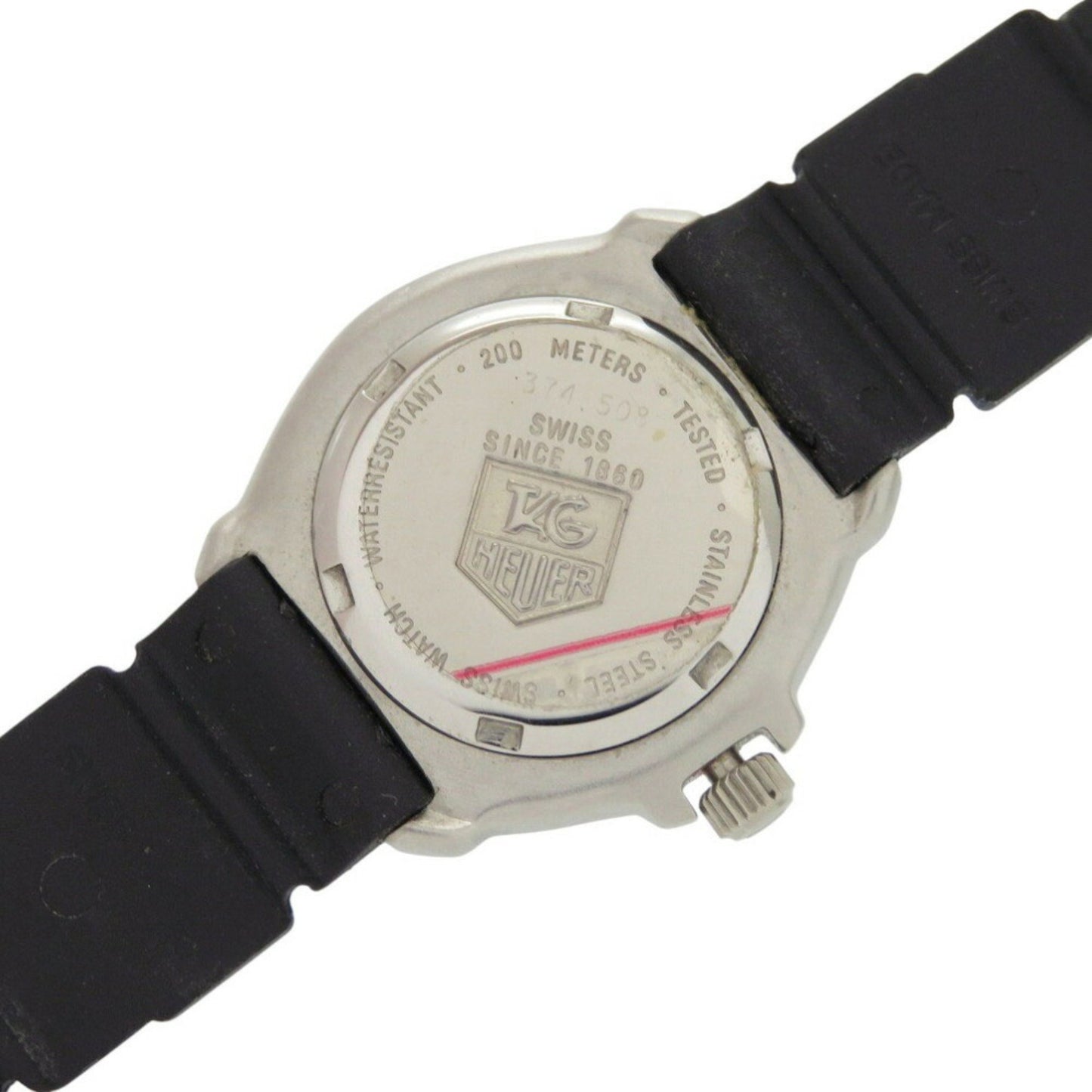 Tag Heuer Formula 1 374.508 Stainless Steel Rubber Black Quartz Watch