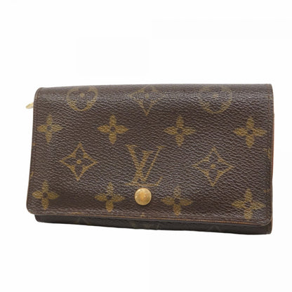Louis Vuitton Monogram Porte Monnaie-Vieux-Tresor Wallet M61730 Brown