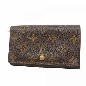 Louis Vuitton Monogram Porte Monnaie-Vieux-Tresor Wallet M61730 Brown