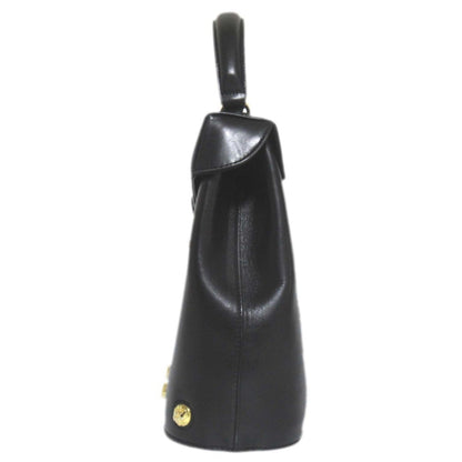 Salvatore Ferragamo Studded 2-Way Flap Shoulder Bag/Handbag In Black