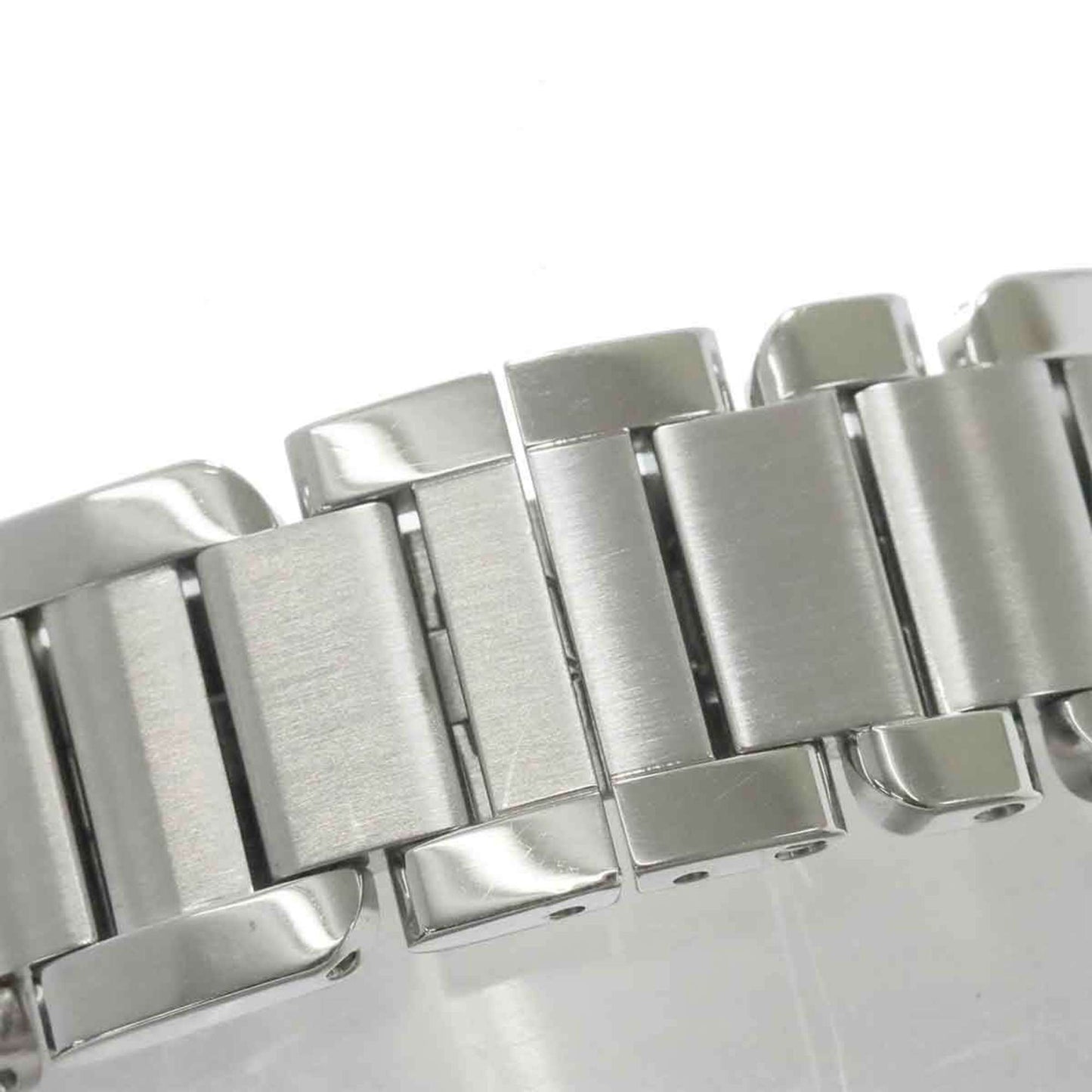 Cartier Tank Anglaise Mm W5310044 Boys' Silver Quartz Watch