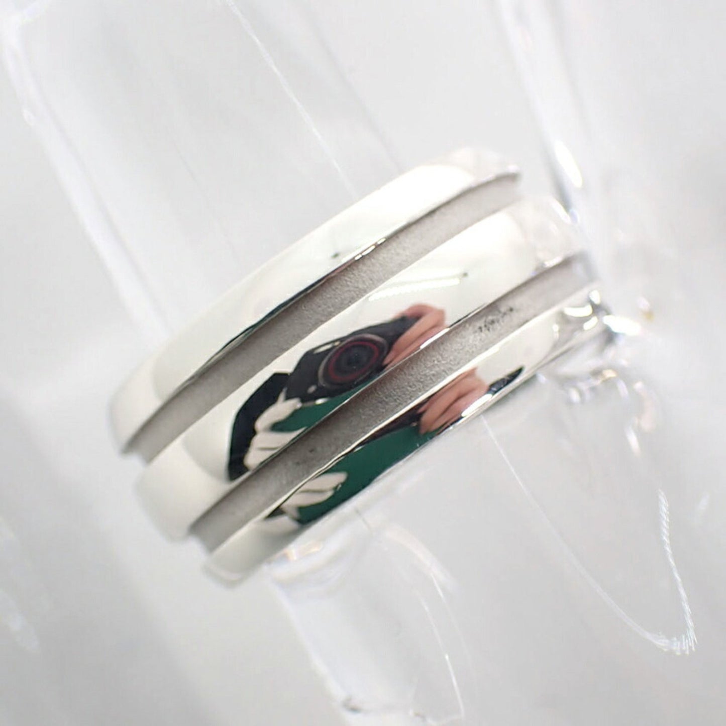 Tiffany 925 1837 Double Line Ring Size 10