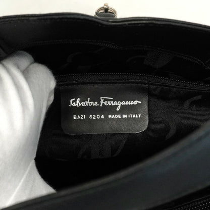 Salvatore Ferragamo Gancini Leather Tote Bag
