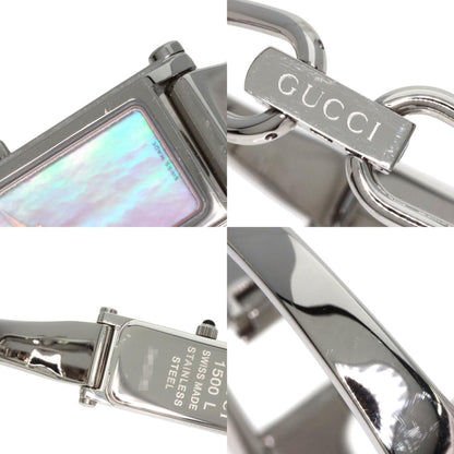 Gucci 1500L Square Face Watch Stainless Steel Ss