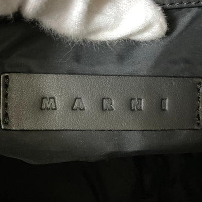 Marni Marni Leather Backpack Black