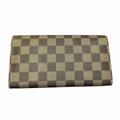 Louis Vuitton Damier Pochette Porto Monnaie Credit N61725 Long Wallet