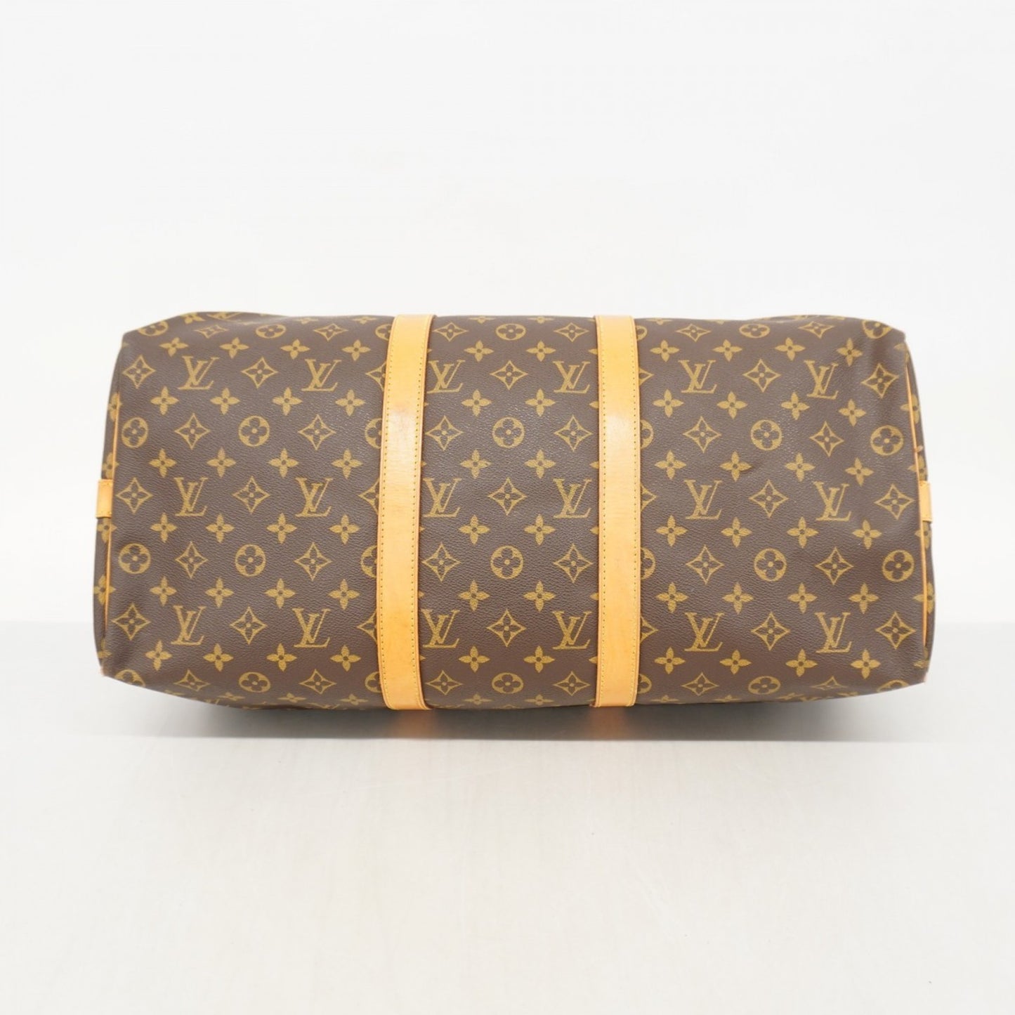 Louis Vuitton Monogram Keepall Bandouliere 50 Boston Bag M41416 Brown