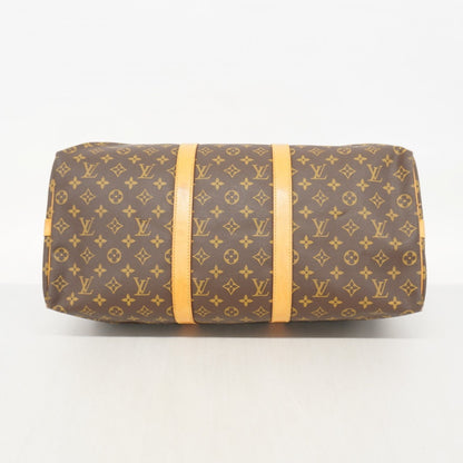 Louis Vuitton Monogram Keepall Bandouliere 50 Boston Bag M41416 Brown