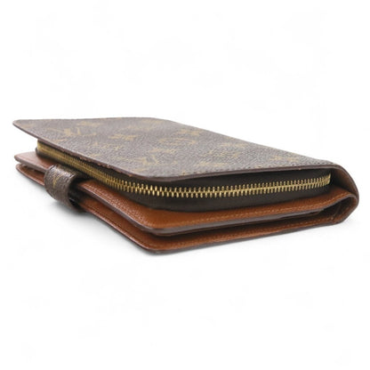 Louis Vuitton Porte Papier Zip Bifold Wallet M61207 Brown