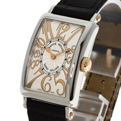 Frank Muller 902Relstg Long Island Watch Stainless Steel Leather