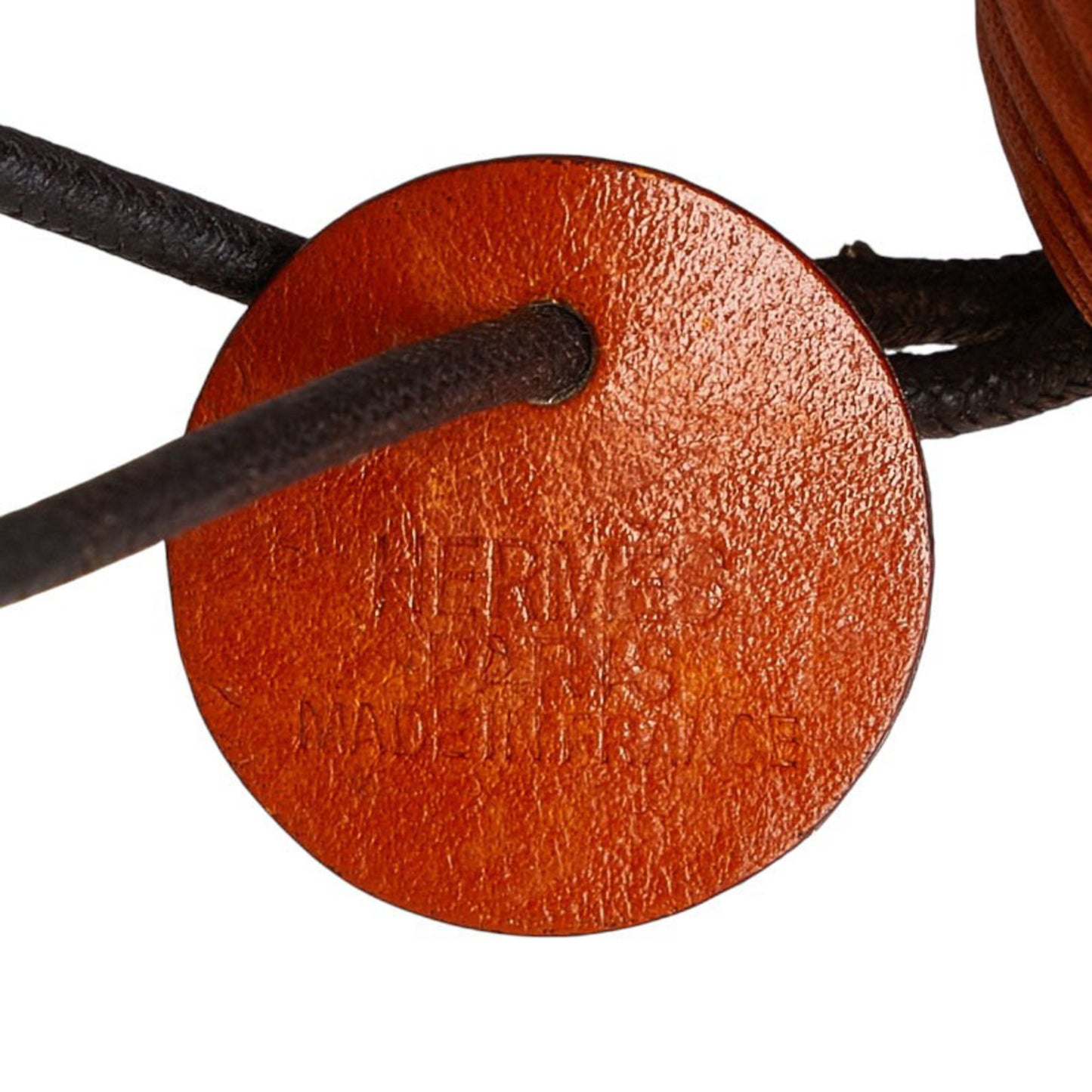 Hermes Jojoba Jojoba Necklace In Orange