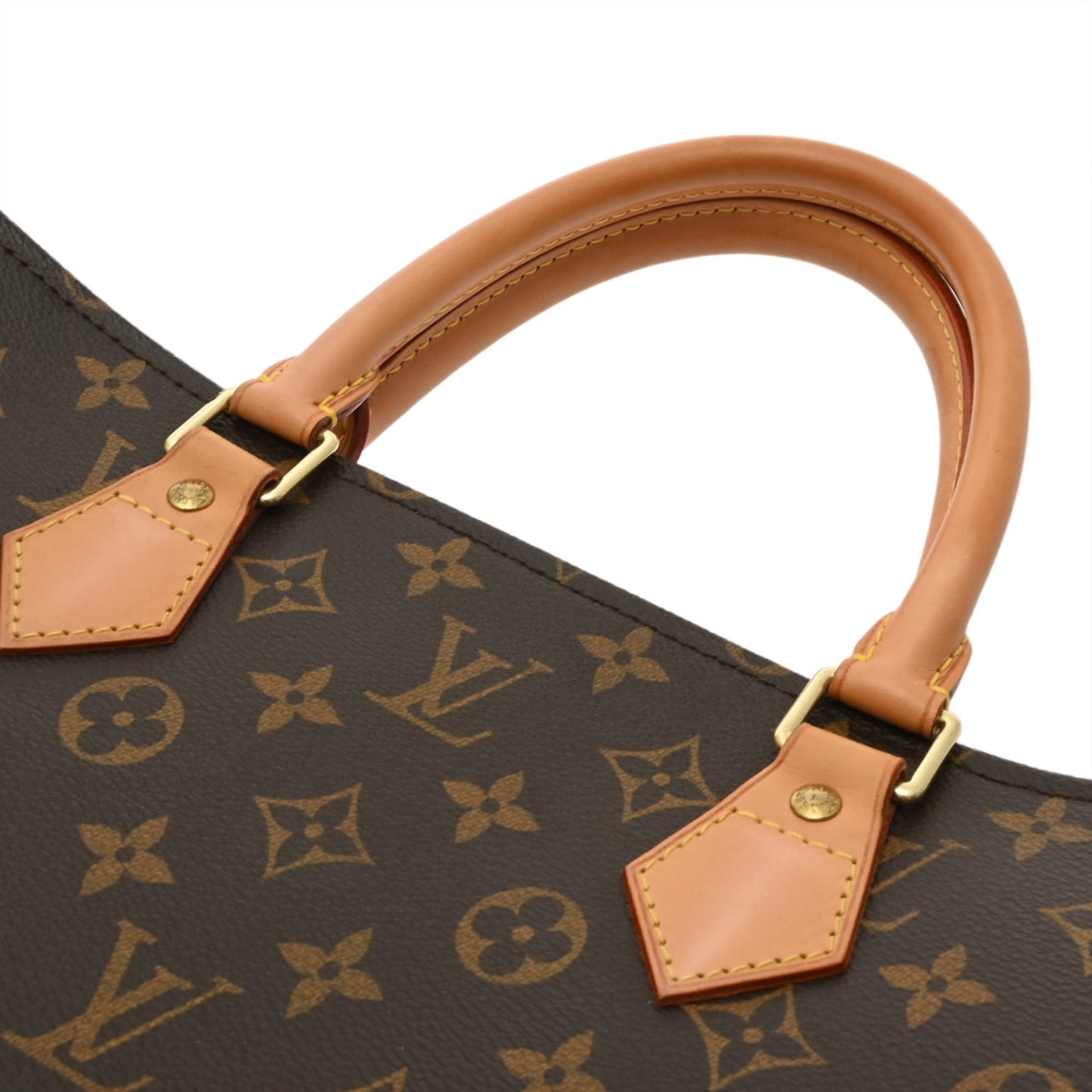 Louis Vuitton Monogram Sac Plat Brown M51140 Men'S/Women'S Canvas Tote Bag