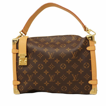 Louis Vuitton Monogram Side Trunk Gm Shoulder Bag M14513 Brown