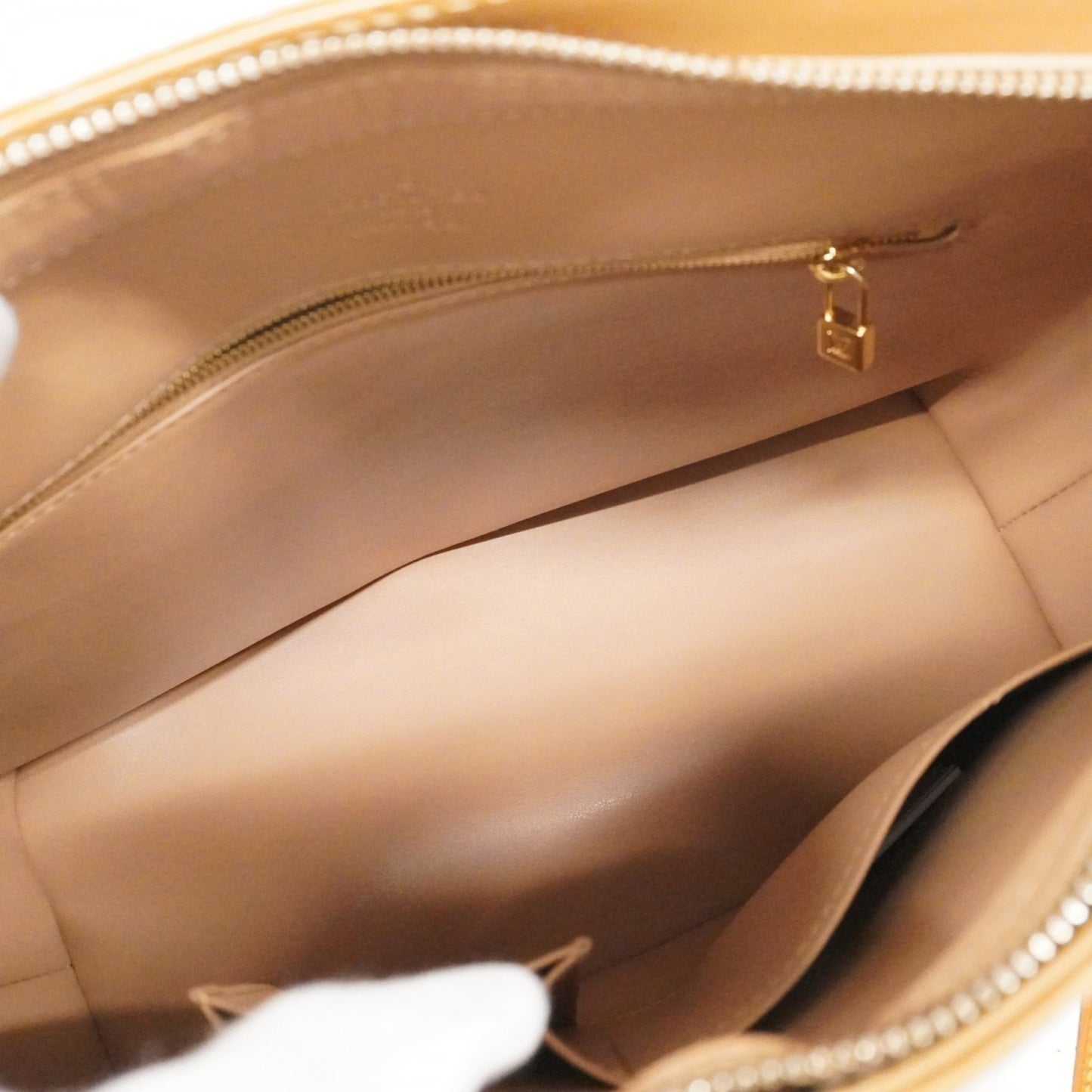 Louis Vuitton Vernis Brentwood Tote Bag M91511 Noisette