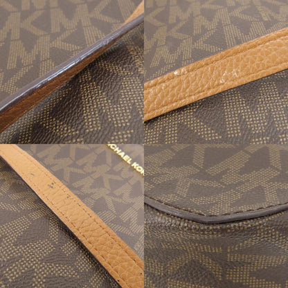 Michael Kors Mk Signature Shoulder Bag Leather/Coated Canvas