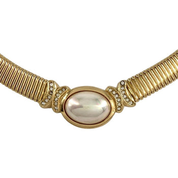 Christian Dior Necklace Gp Gold