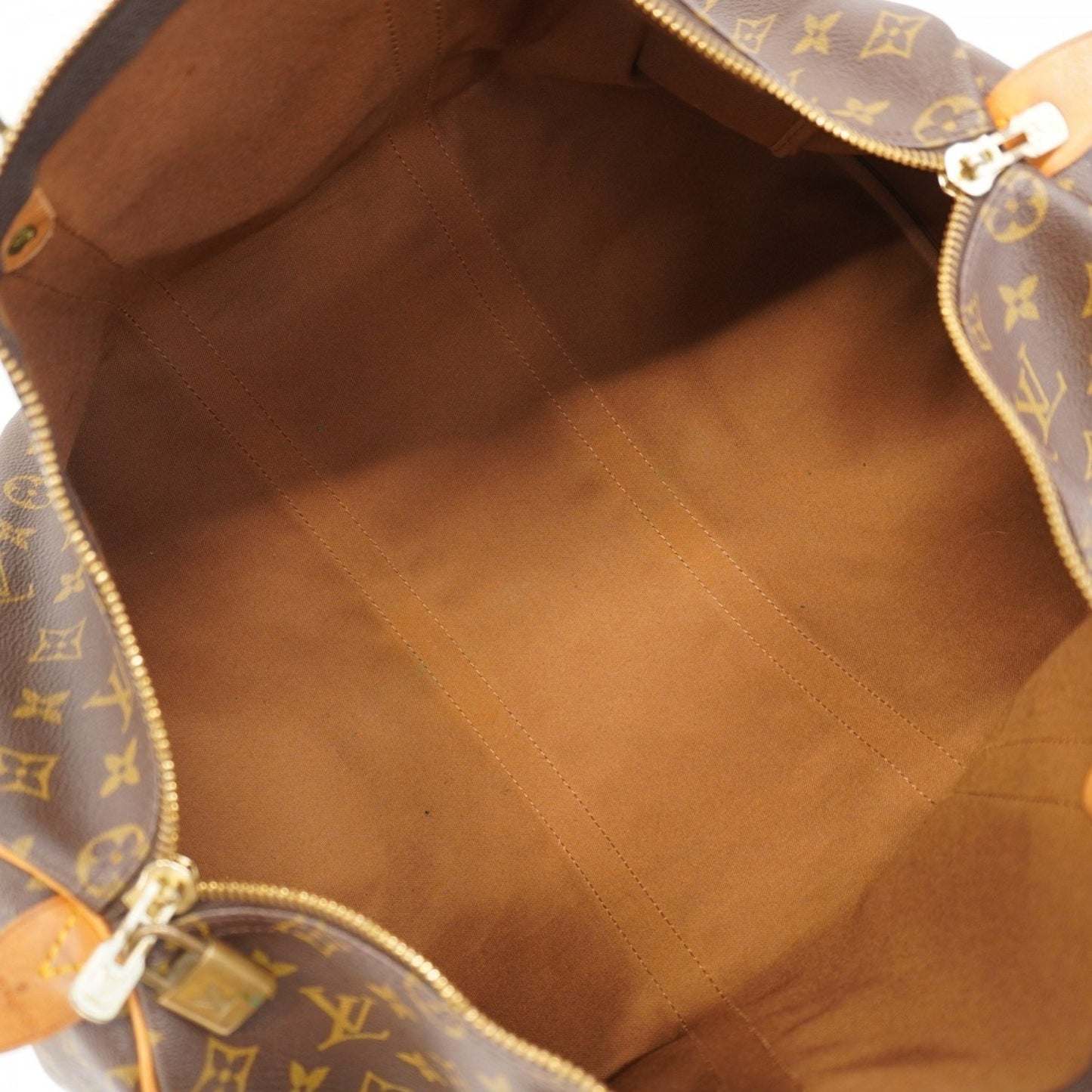 Louis Vuitton Monogram Keepall 50 Boston Bag M41426 Brown