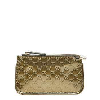 Micro Gg Leather - Gucci Coin Purse/ Coin Case Patent Leather