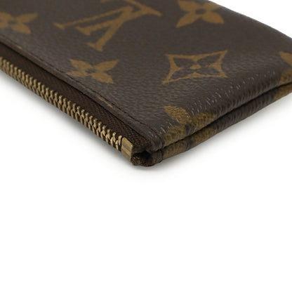 Louis Vuitton Monogram Pochette Cl Coin Case/Purse With Key Hook