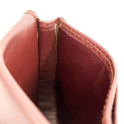 Cartier Must Line Bordeaux Leather Coin Purse Wallet Wallet/Coin Case