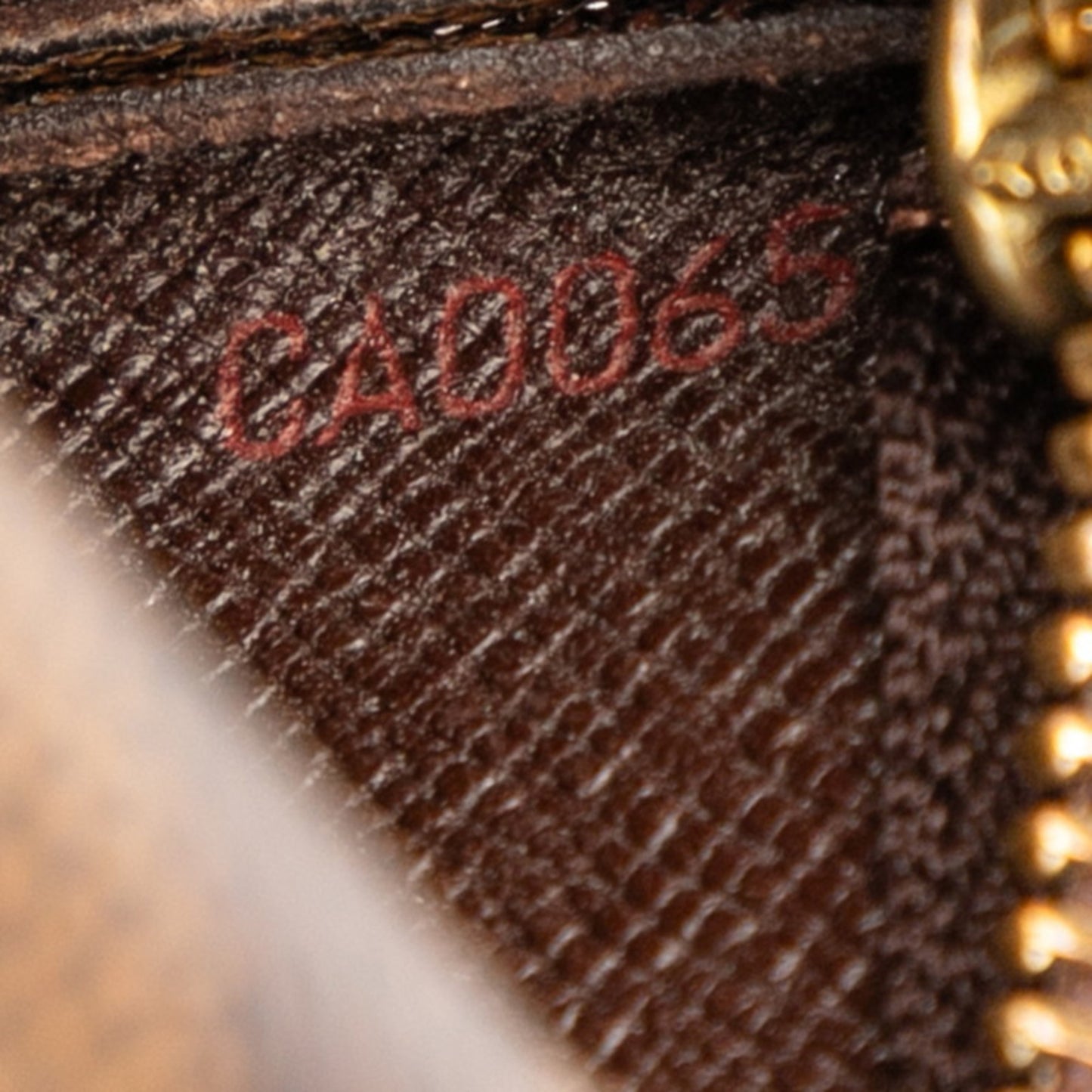 Louis Vuitton Damier Pochette Cl Wallet/Coin Case/Key Case N62658 Brown Leather