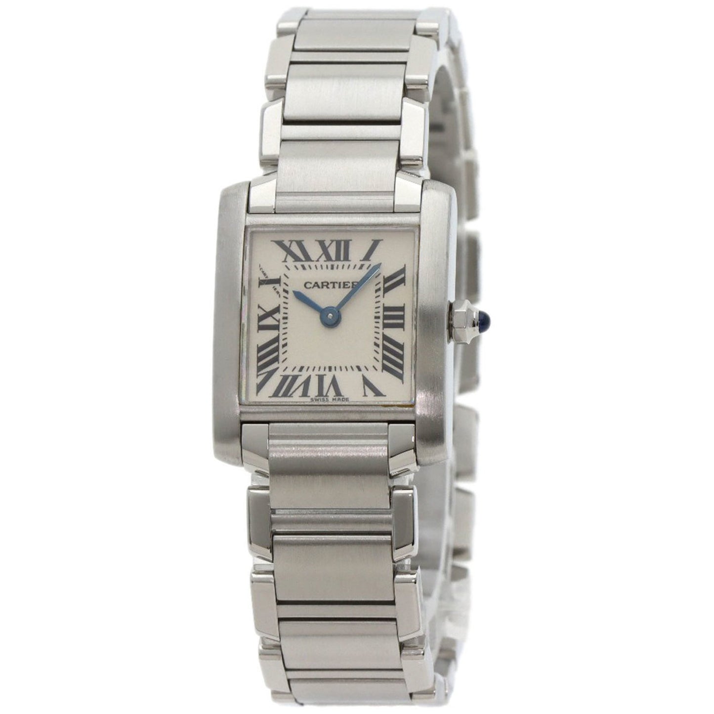Cartier Tank Franaise W51008Q3 Sm Stainless Steel Watch
