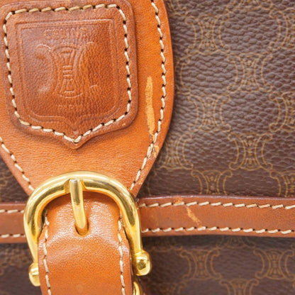 Celine Shoulder Bag Macadam Brown