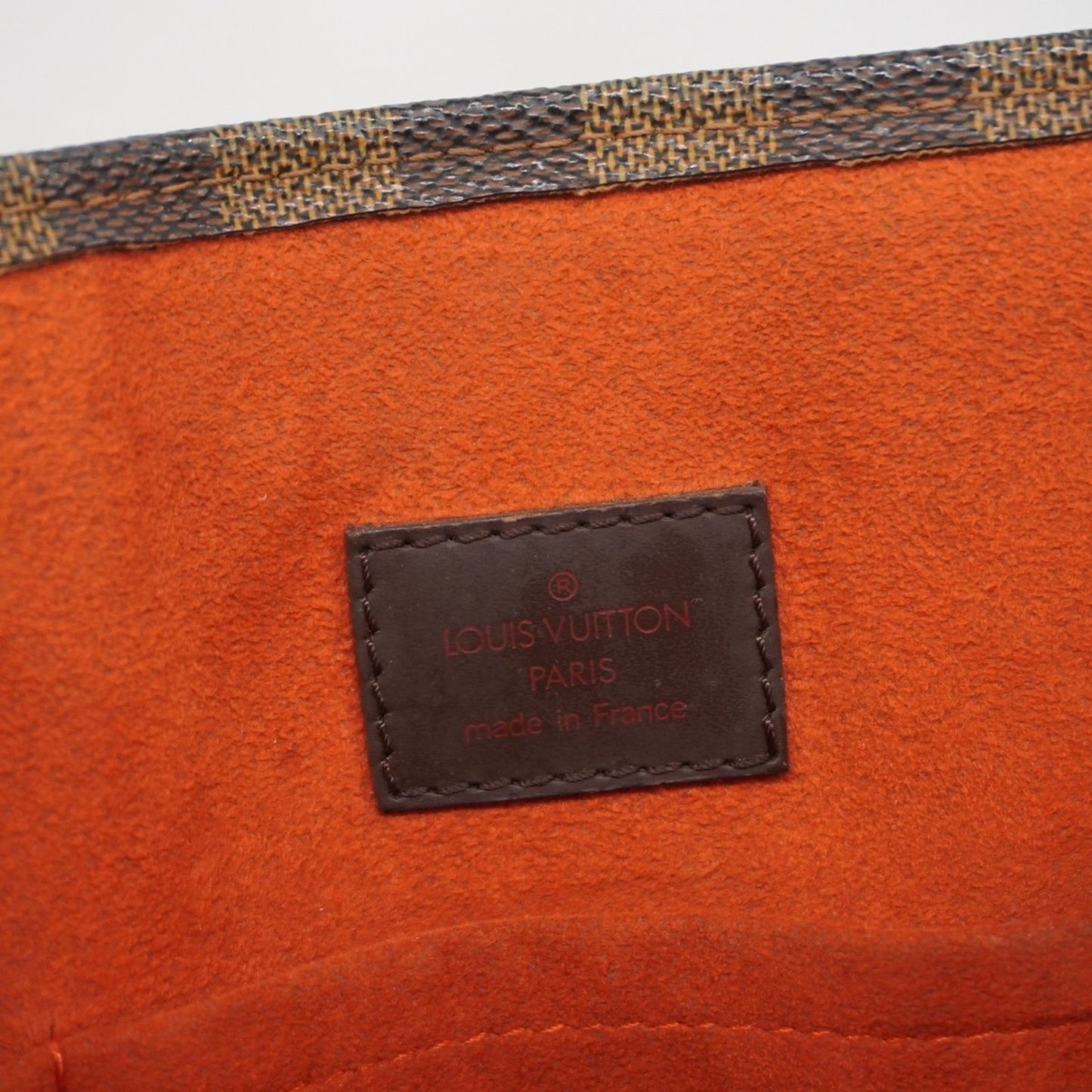 Louis Vuitton Damier Sac Plat Tote Bag N51140 Ebene