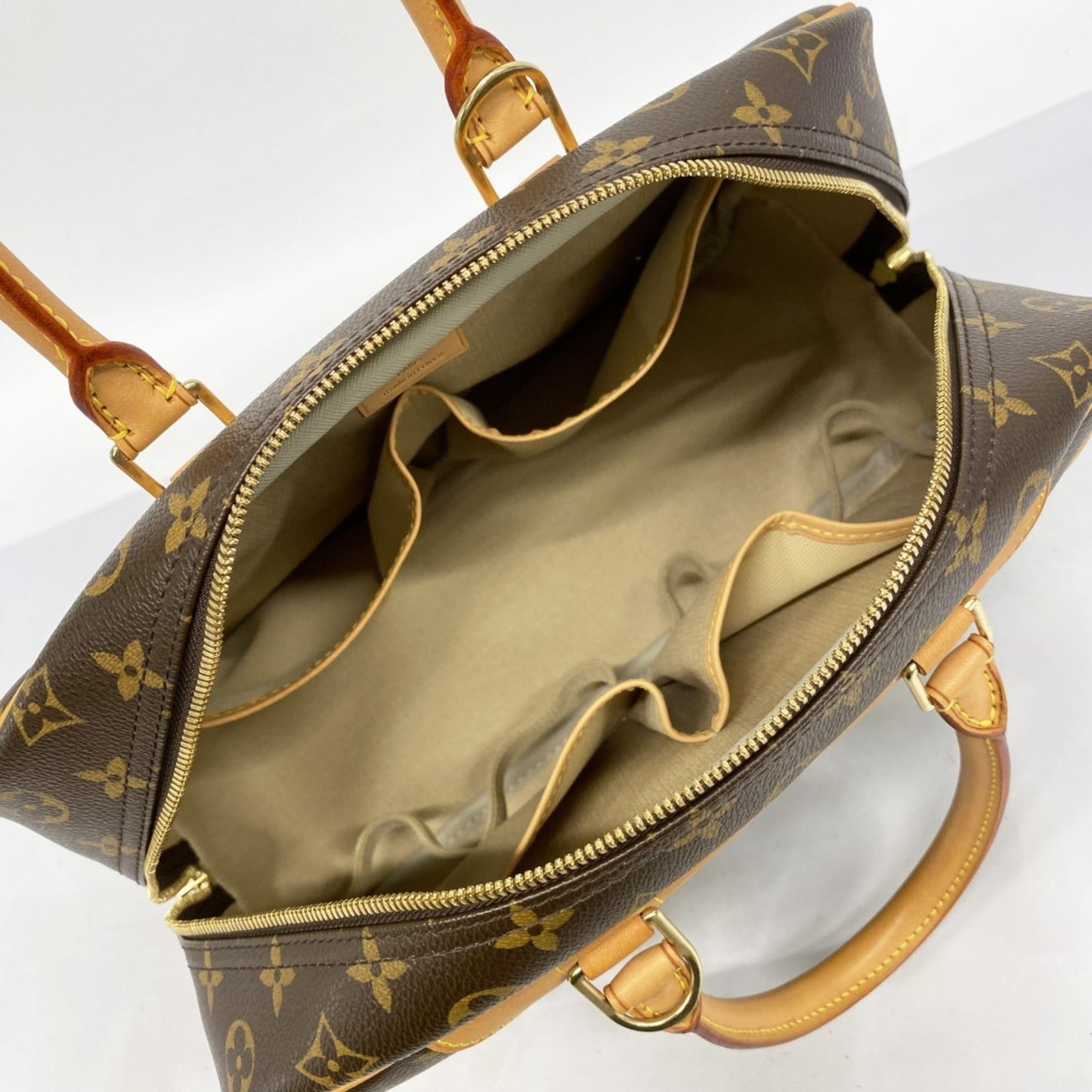 Louis Vuitton Monogram Deauville Handbag M47270 Brown