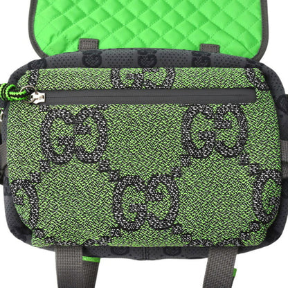 Gucci Men'S Small Backpack Gg Nylon Belt Bag In Gray