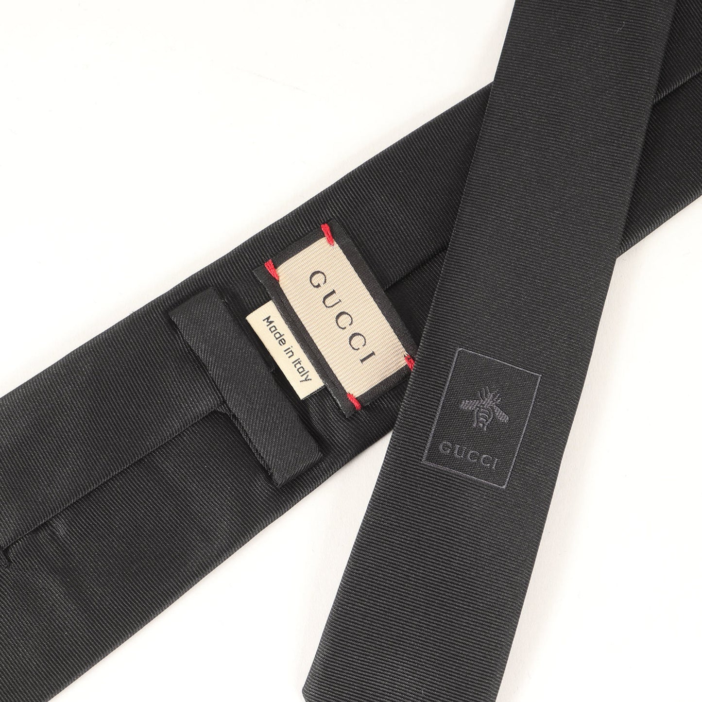 Gucci Bee Embroidered Silk Tie