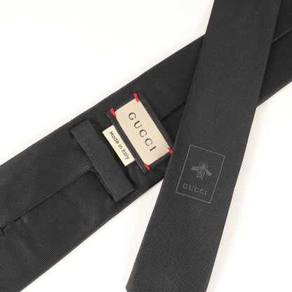 Gucci Bee Embroidered Silk Tie