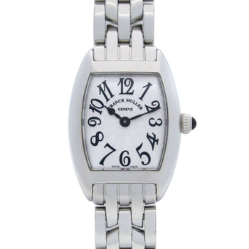 Franck Muller Tono Curvex Petite Wristwatch Stainless Steel
