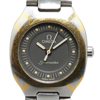 Omega Seamaster Polaris Watch Quartz Grey Dial Stainless Steel