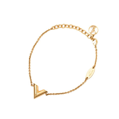 Louis Vuitton Essential V Bracelet M61084 Gold Plated