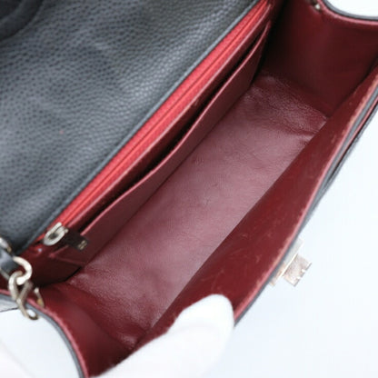 Chanel Caviar Skin 2.55 Shoulder Chain Black Seal Included 6935244