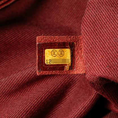 Chanel Coco Mark Tote Bag Black Leather