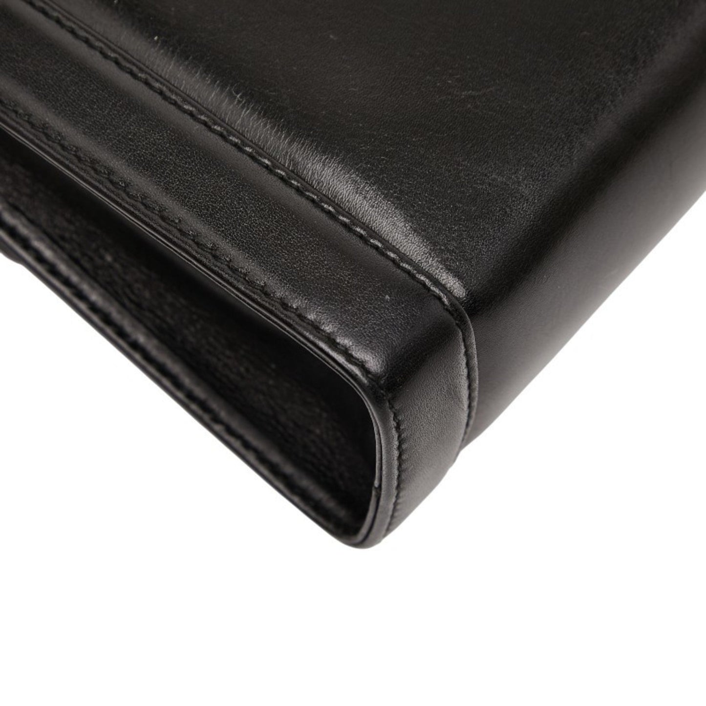 Salvatore Ferragamo Gancini Shoulder Bag In Black Leather