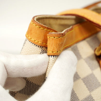 Louis Vuitton Damier Azur Hampstead Pm Tote Bag N51207 White