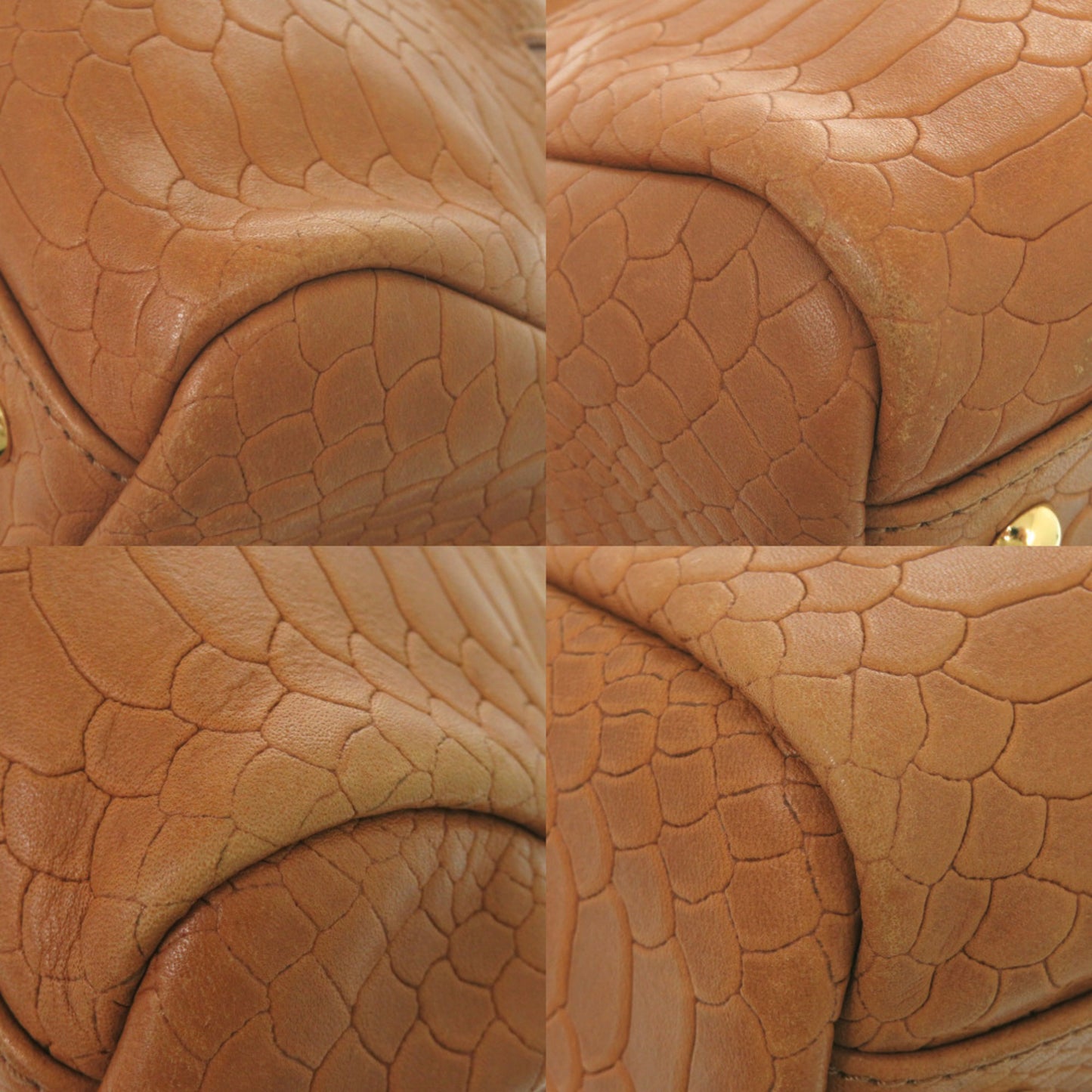 Longchamp Gaby Leather Brown Tote Bag 1526