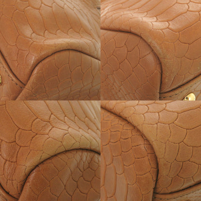 Longchamp Gaby Leather Brown Tote Bag 1526