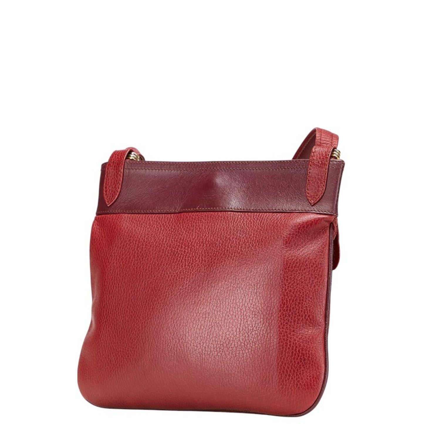 Cartier Must Line Crossbody Shoulder Bag Red Leather
