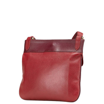 Cartier Must Line Crossbody Shoulder Bag Red Leather