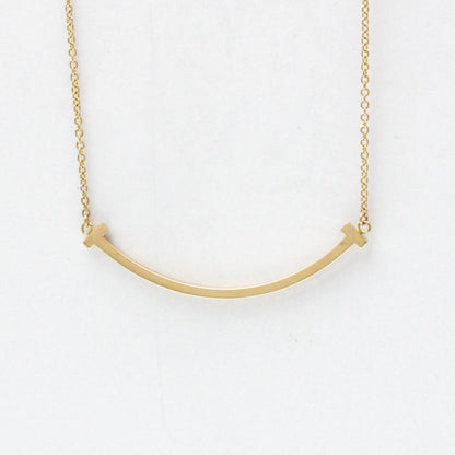Tiffany Tiffany T Smile Small Necklace Pink Gold (18K) No Stone Men