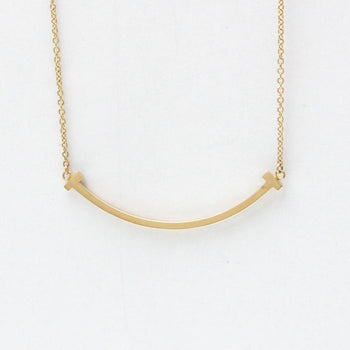 Tiffany Tiffany T Smile Small Necklace Pink Gold (18K) No Stone Men