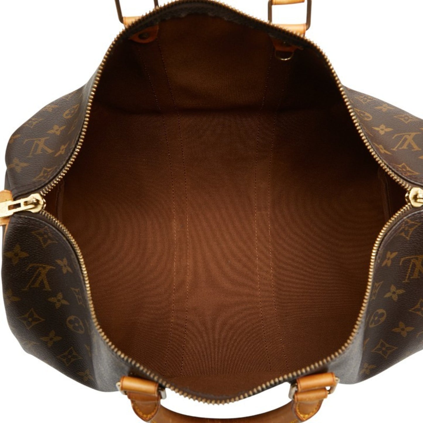 Louis Vuitton Monogram Keepall Bandouliere 45 Boston Bag/Travel Bag M41428 Brown Leather