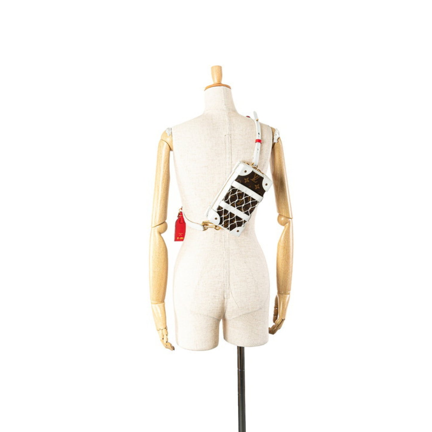 Louis Vuitton X Nba Monogram Soft Trunk Phone Box Crossbody Shoulder Bag Body M80102 White Brown