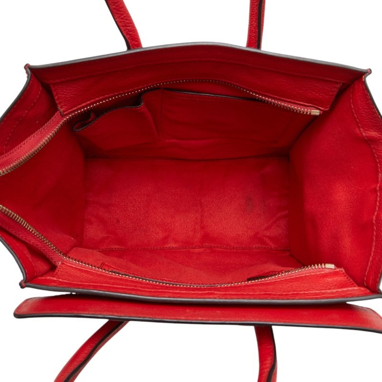 Celine Luggage Nano Shopper Handbag Leather